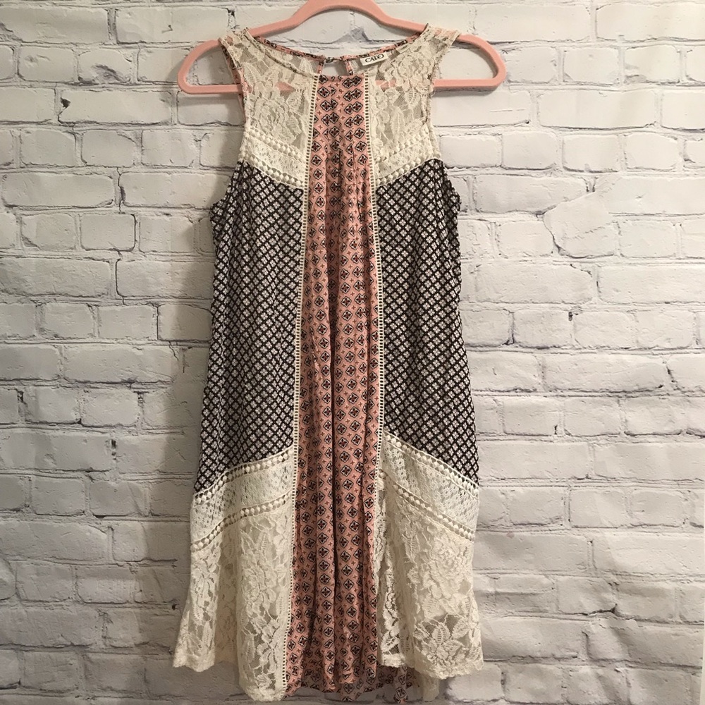 Cato patchwork summer dress